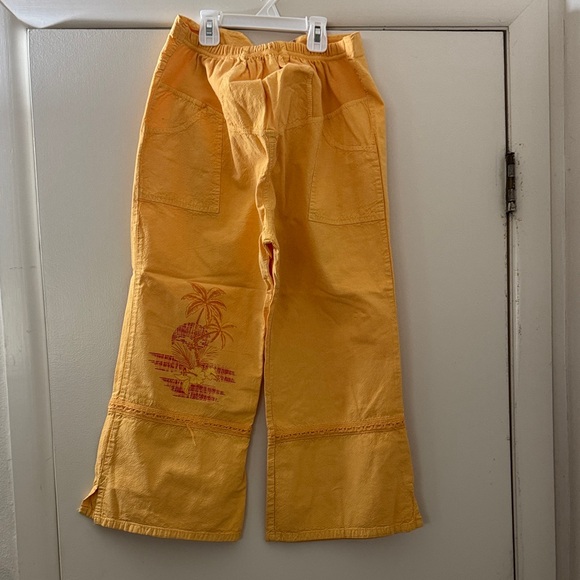 Maternity Yellow Pants - Picture 1 of 4
